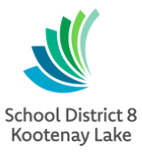 Kootenay Lake School District 8 logo